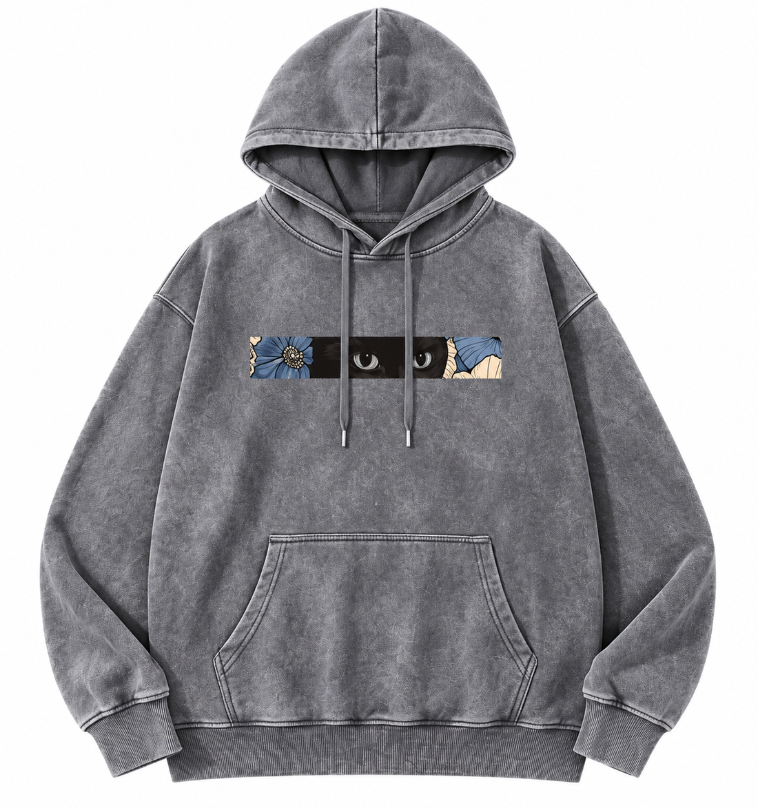 Shadow Bloom Oversized Hoodie