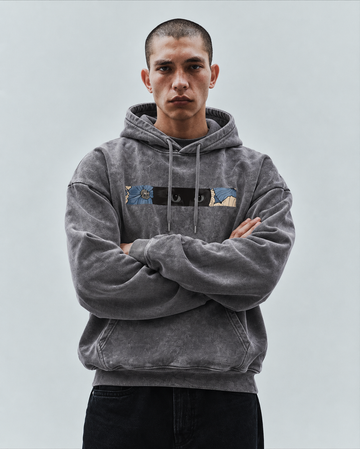 Shadow Bloom Oversized Hoodie